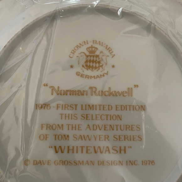 “Norman Rockwell” Tom Sawyer collector plates - Picture 6 of 8